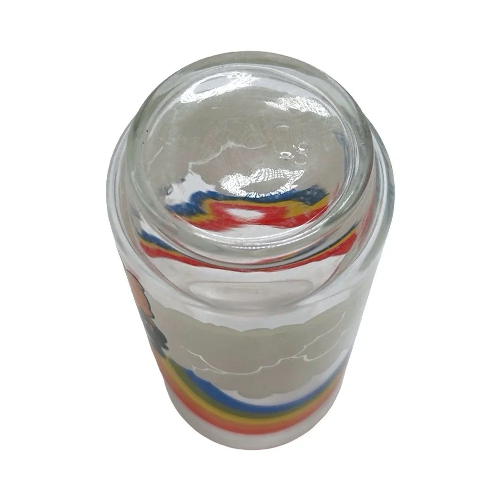 Vintage Tastee-Freez Rainbow‎ It's Tee-rific Mascot Glass Tumbler Advertising